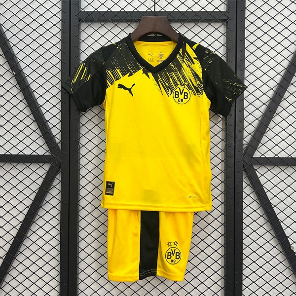 Camiseta Dortmund Replica Primera Ropa Niño 2025/26